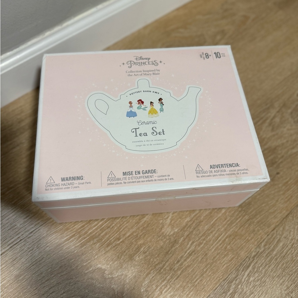 Disney Princess Pink Ceramic Tea Set